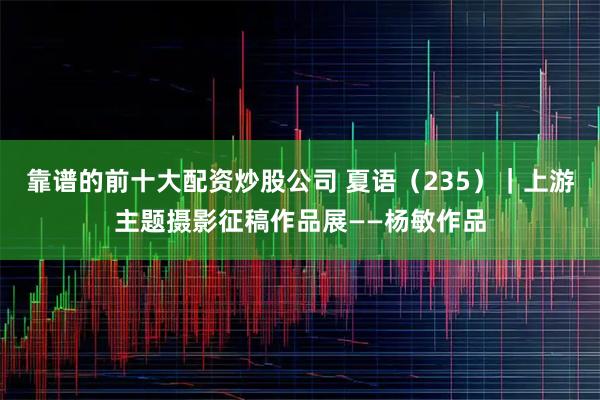 靠谱的前十大配资炒股公司 夏语（235）｜上游主题摄影征稿作品展——杨敏作品